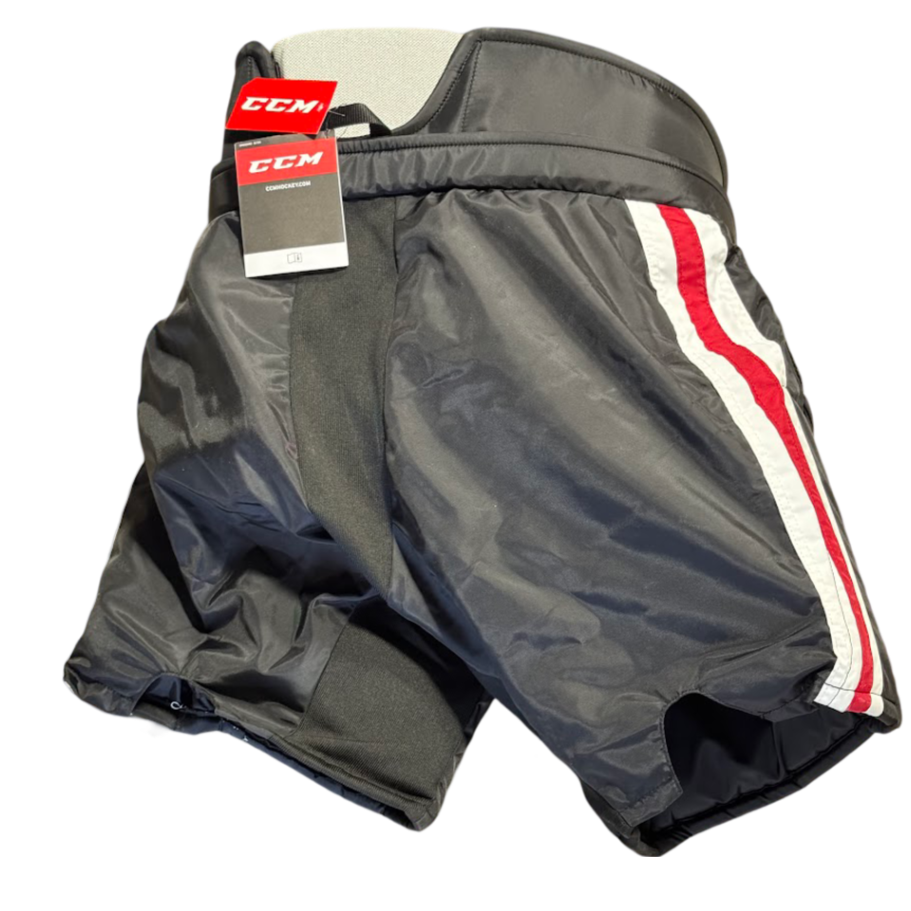 CCM HPG12A - Pantalon de gardien Pro Stock NCAA (noir/rouge/blanc)